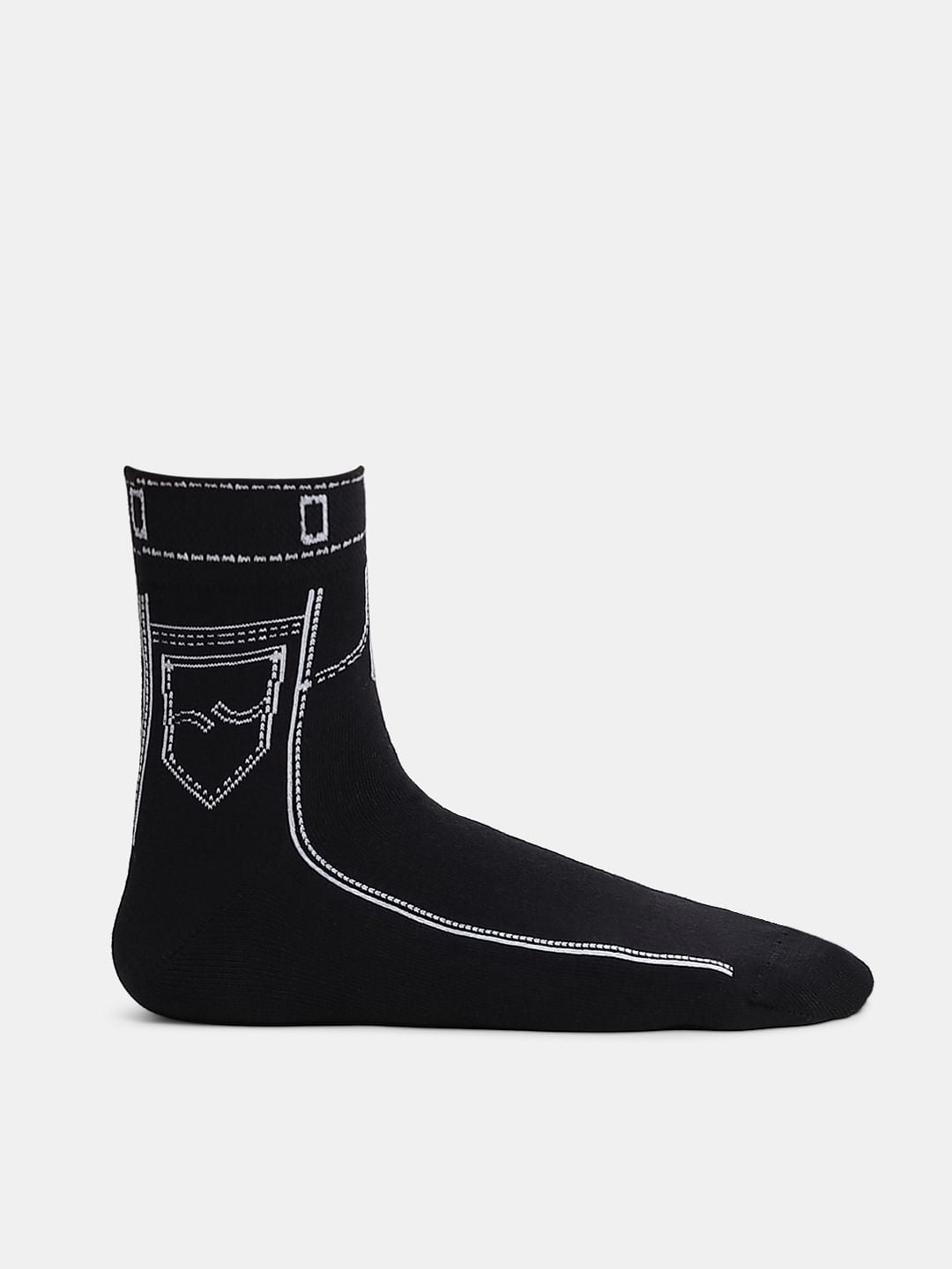 Pack Of 2 Mid Length Socks