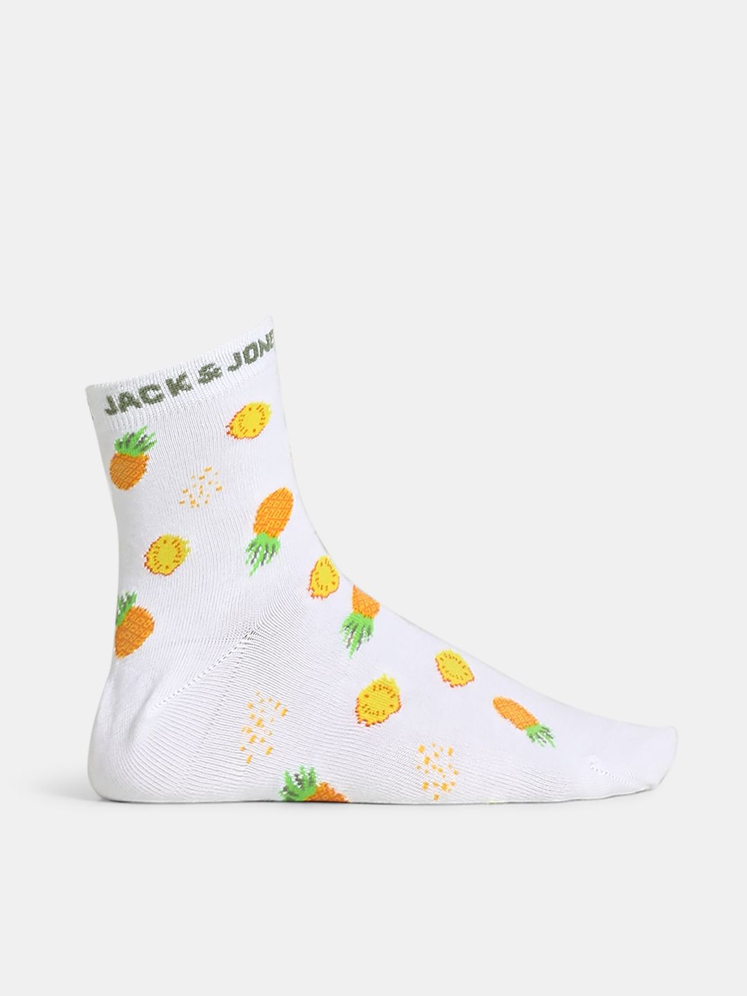 Pack Of 3 Printed Mid Length Socks