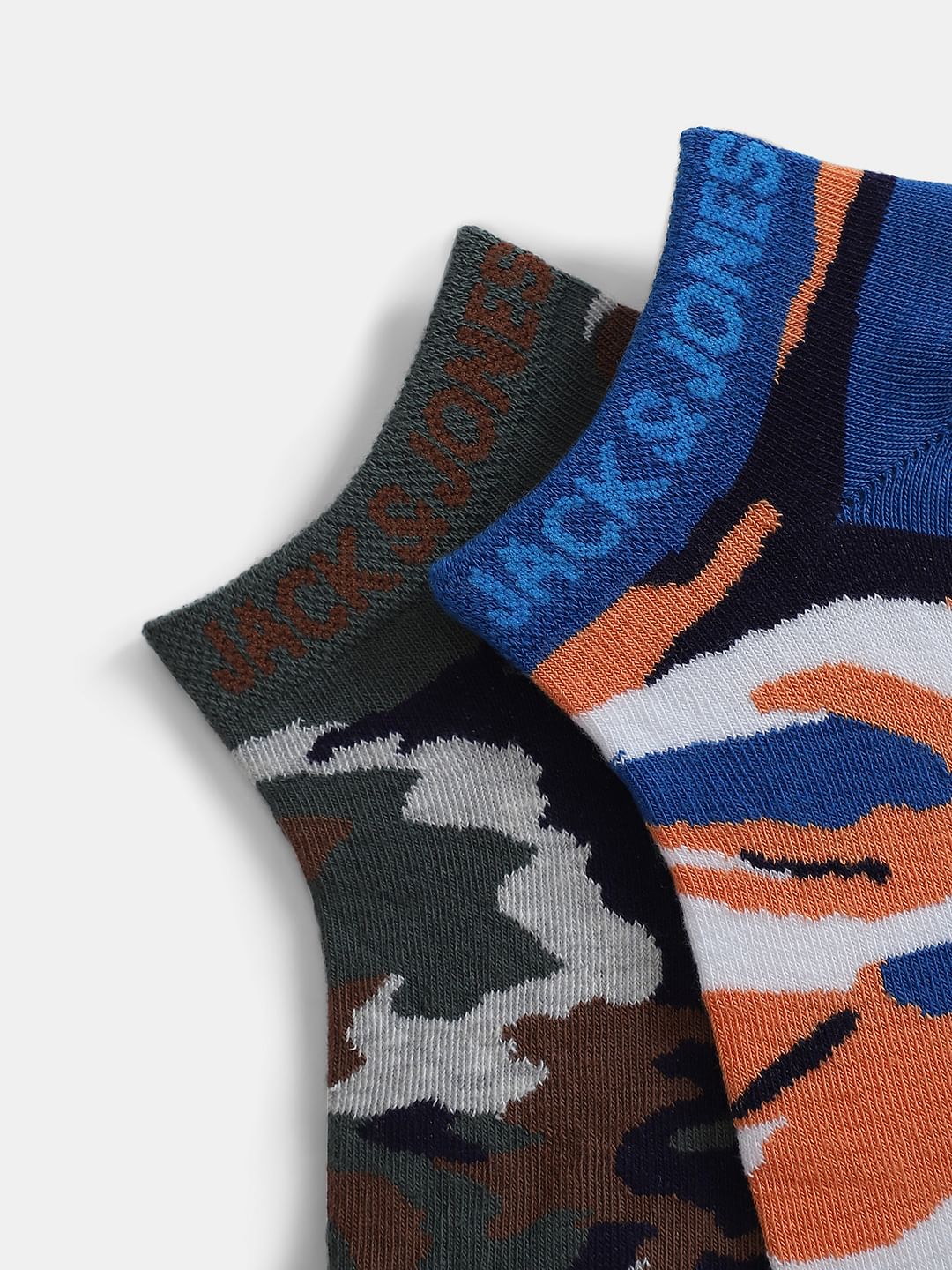 Pack Of 2 Camo Print Socks