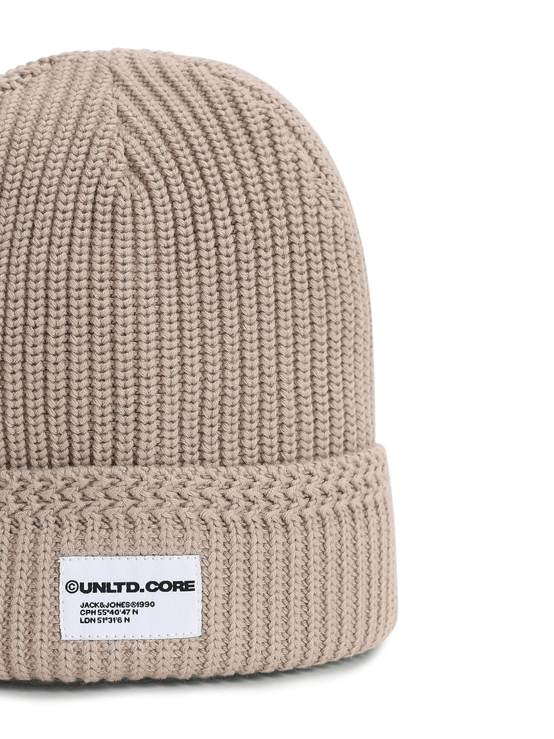 Light Brown Organic Cotton Beanie