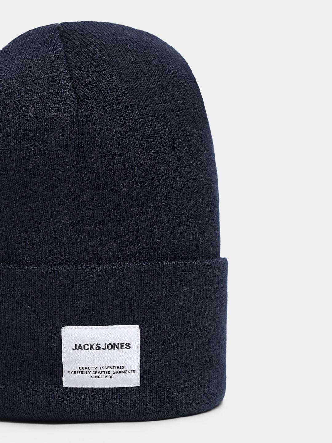 Navy Blue Knitted Beanie