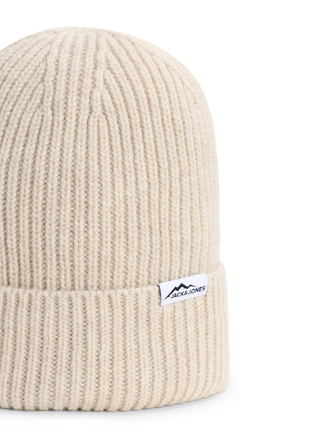 Beige Woollen Beanie