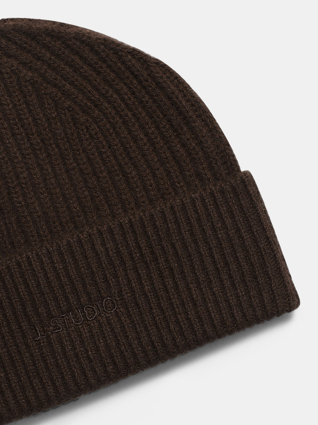 Dark Brown Woollen Beanie