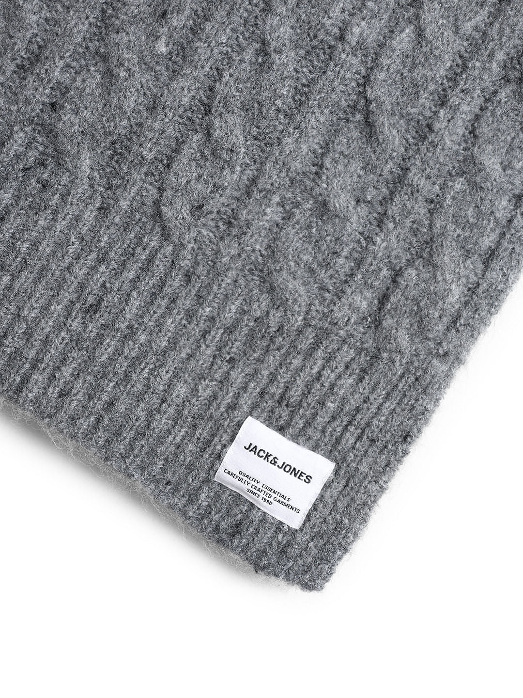 Light Grey Melange Scarf