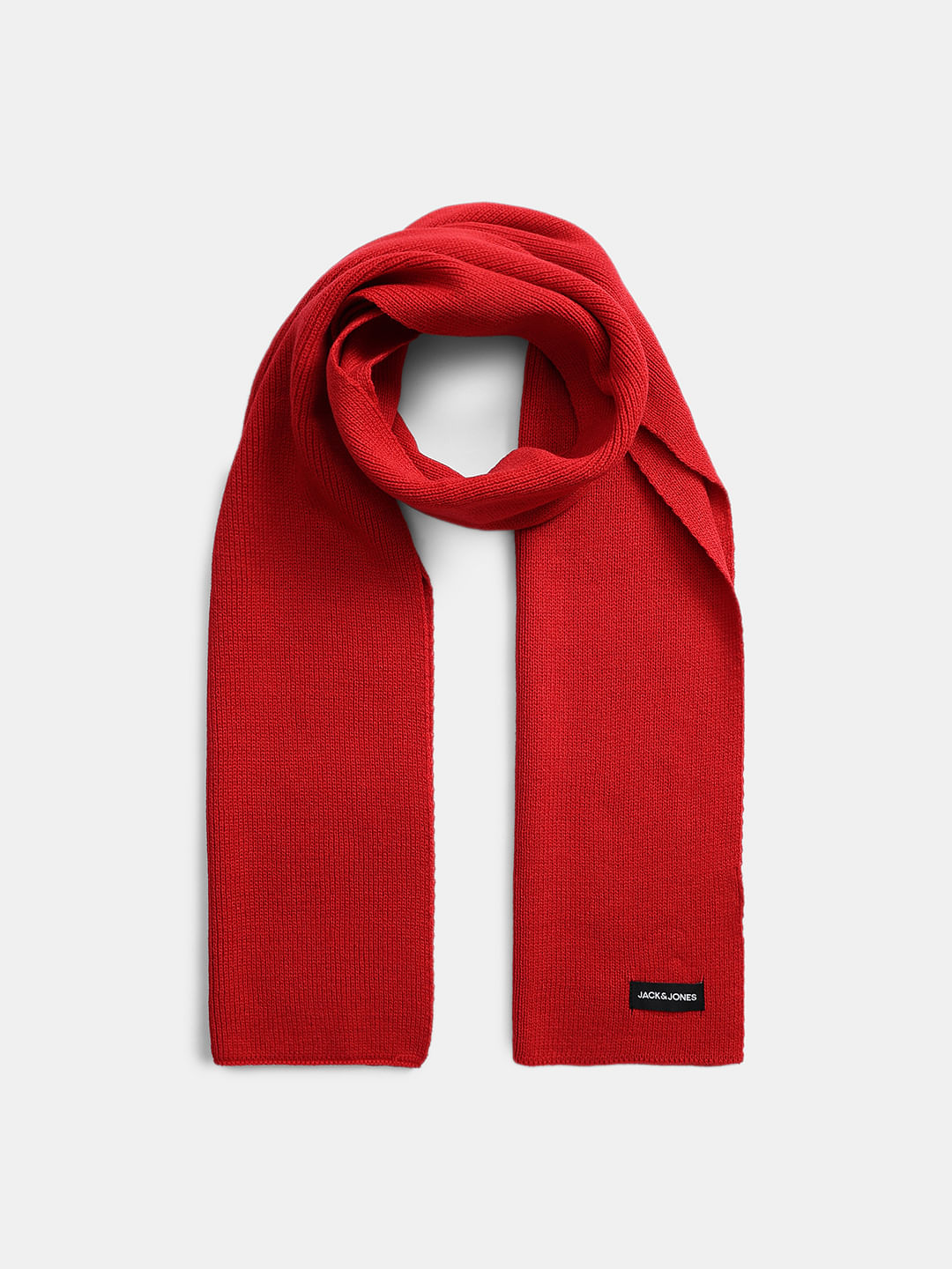 Red Knitted Scarf