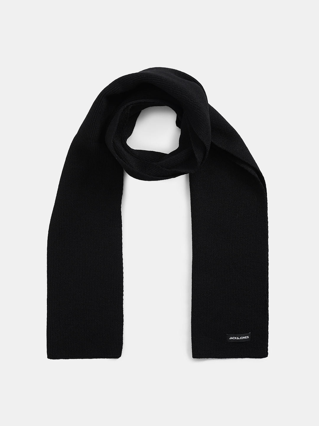 Black Knitted Scarf