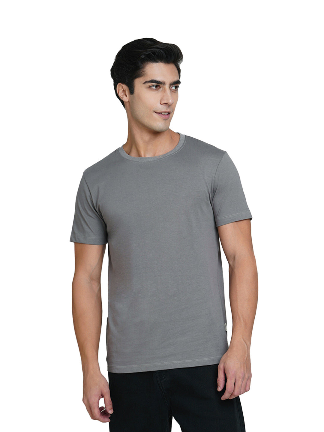 Charcoal Grey Crew Neck T-shirt