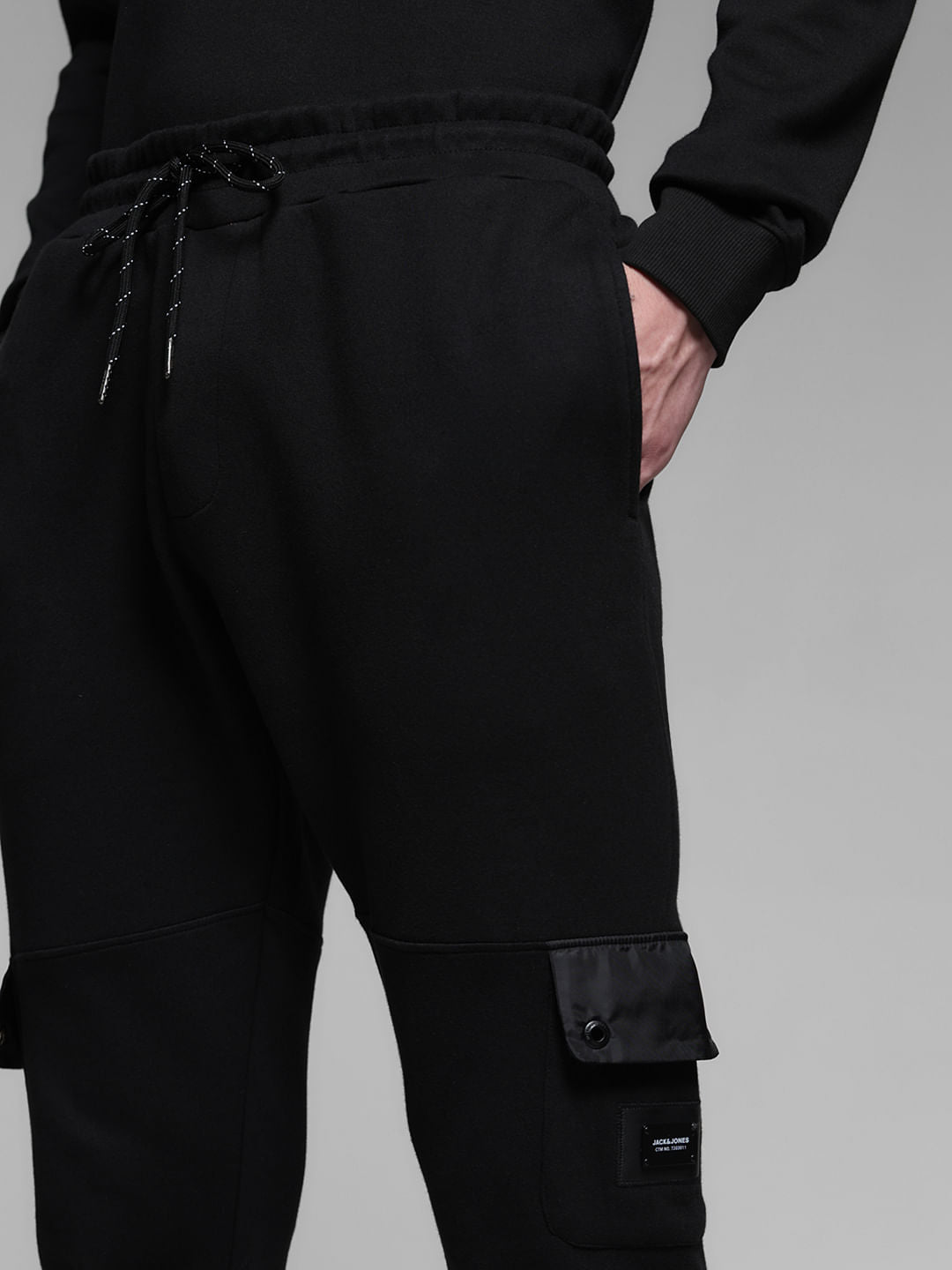 Black Anti Fit Co-ord Set Sweatpants