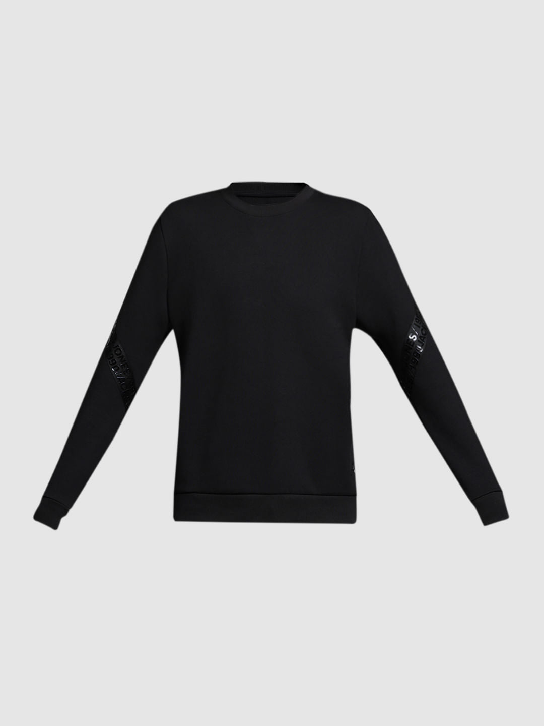 Black Logo Tape Detail Sweatshirt