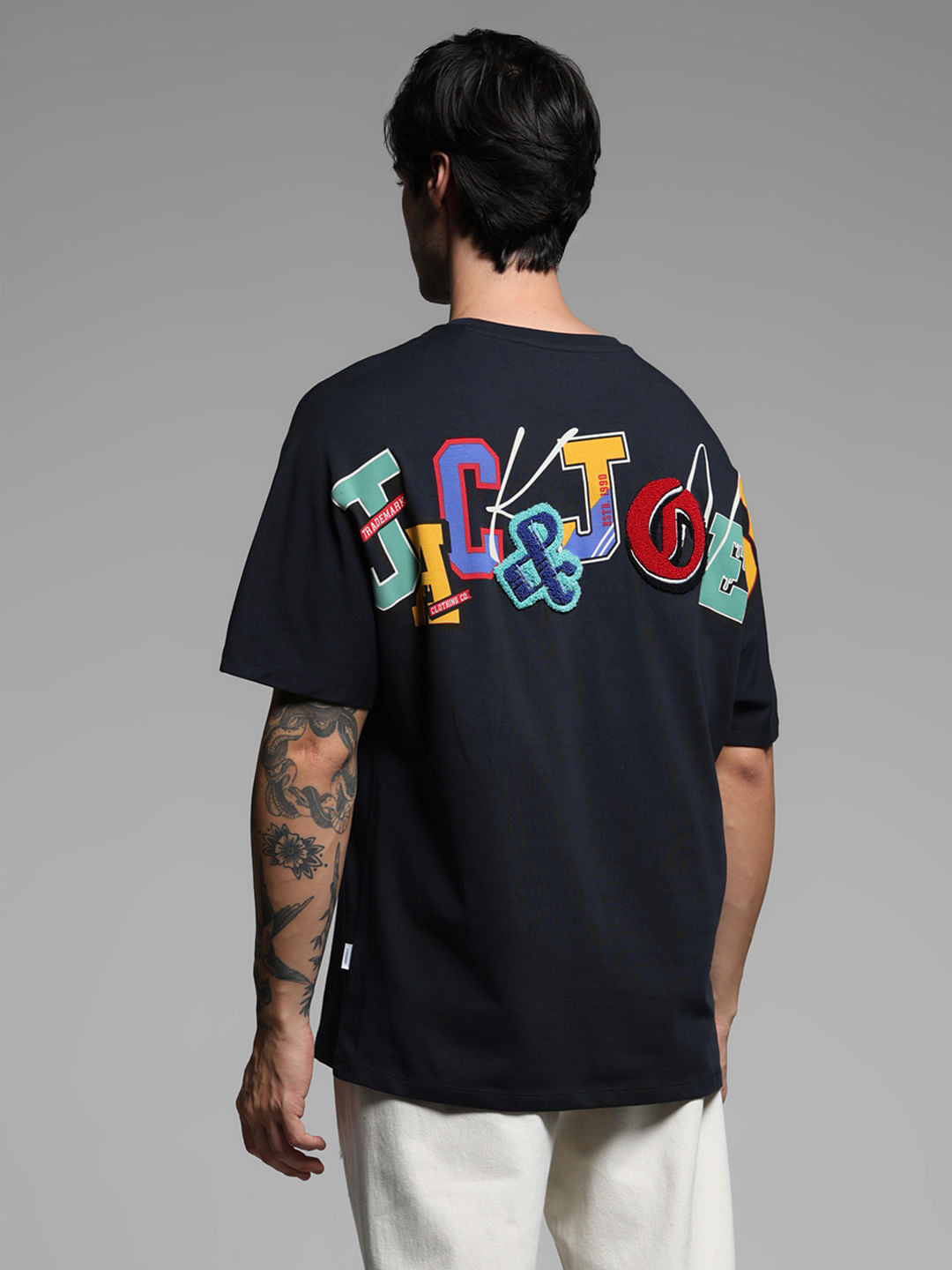 Black Drop Shoulder T-shirt