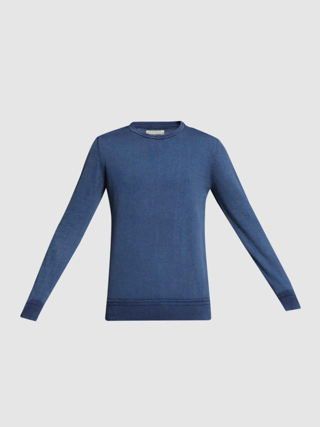 Blue Knitted Pullover