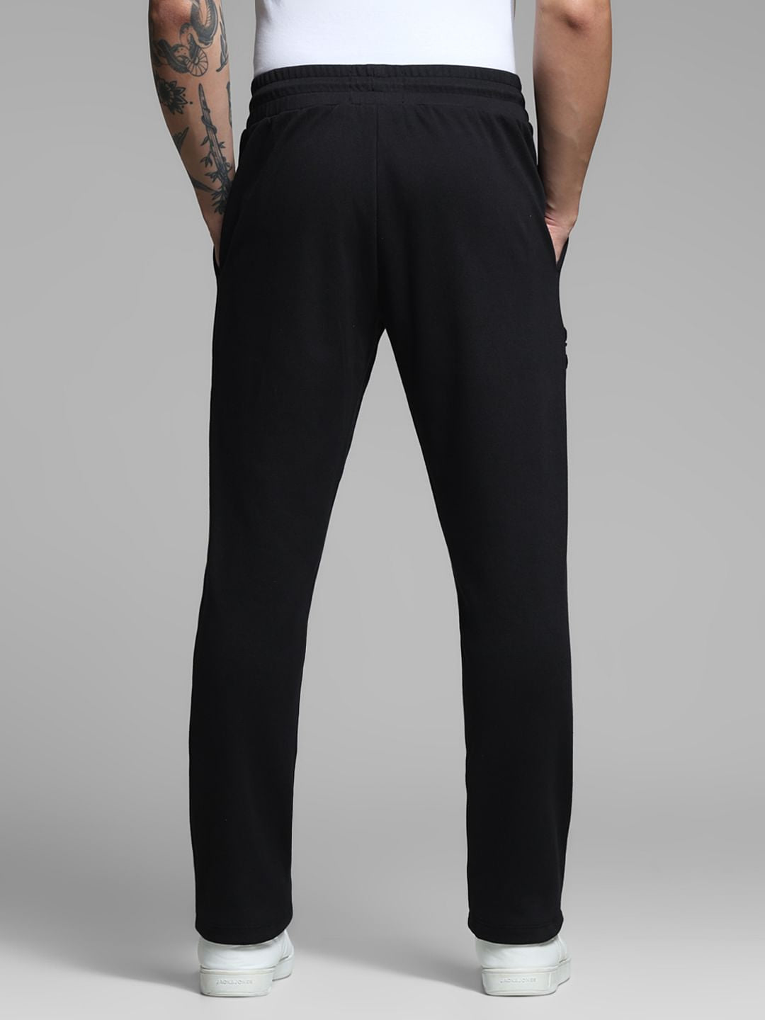 X GARFIELD Black Applique Printed Sweatpants