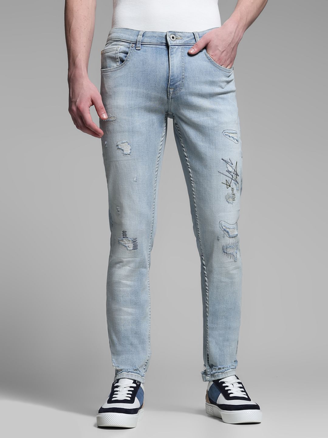 LIGHT BLUE GLENN SLIM FIT JEANS