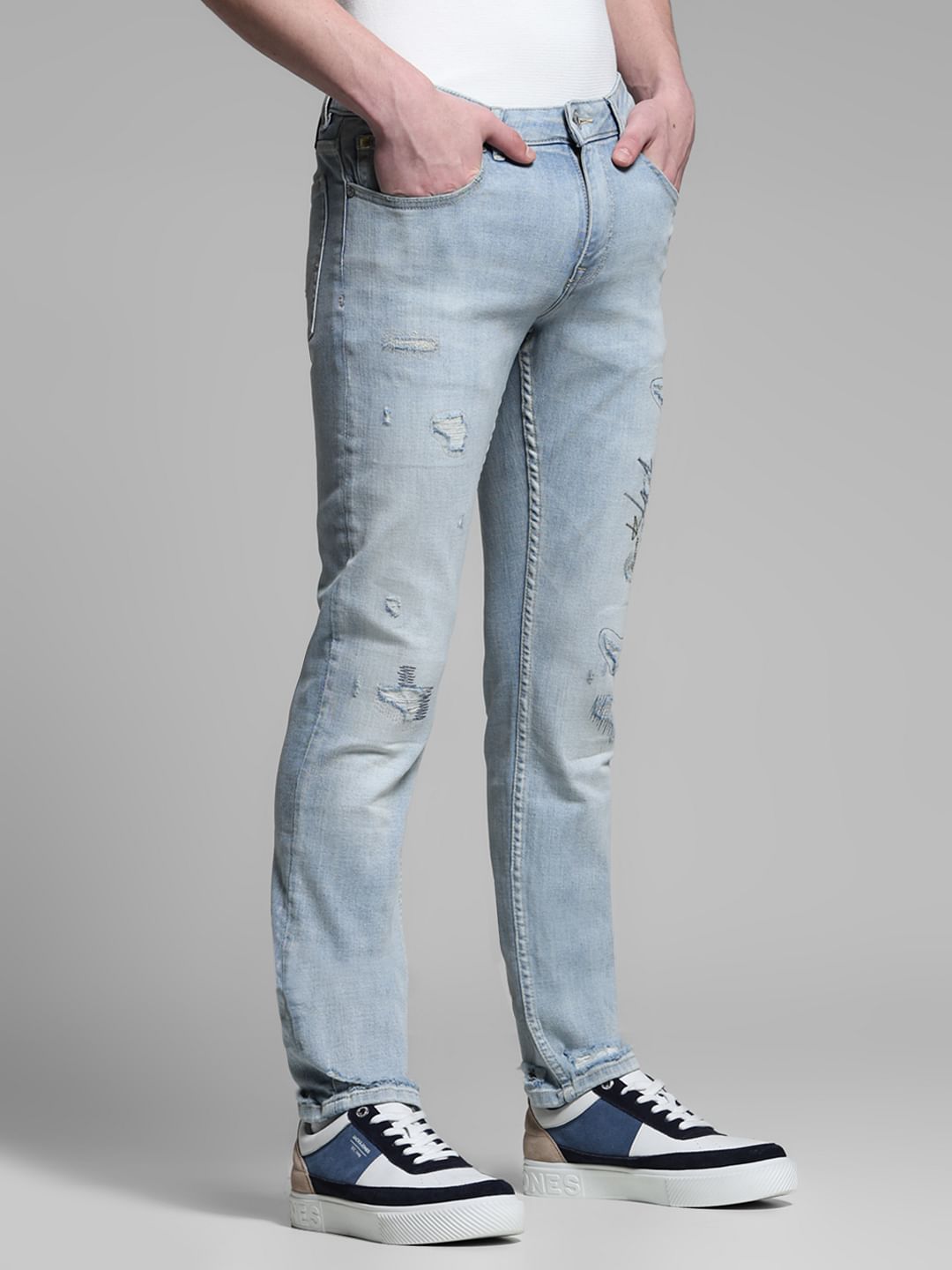 LIGHT BLUE GLENN SLIM FIT JEANS