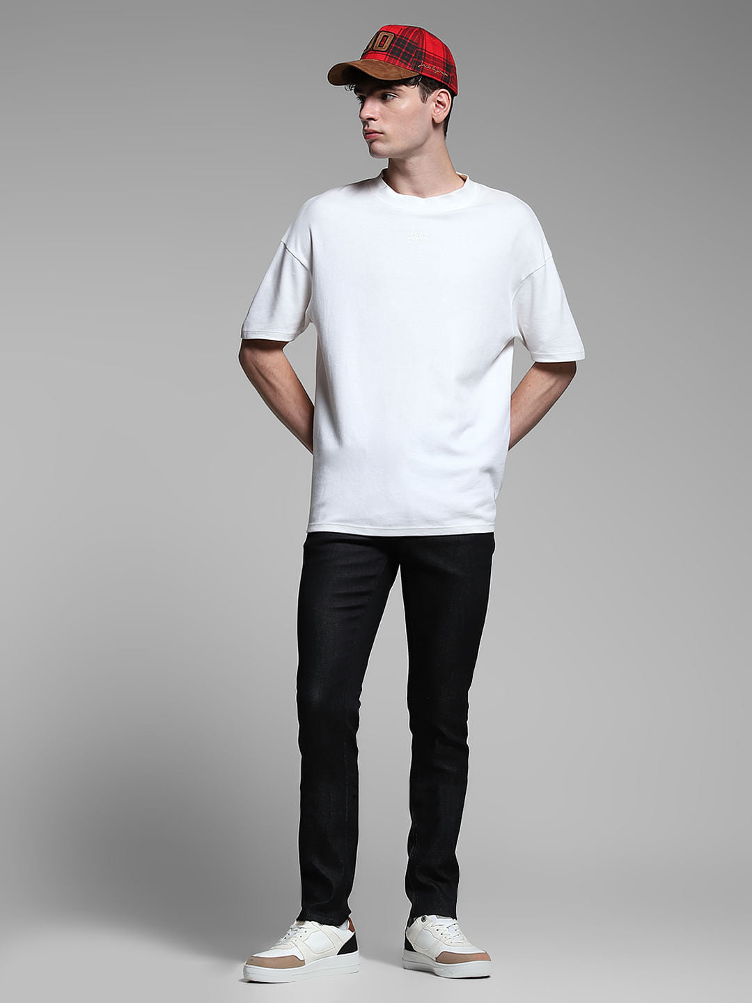 Black Low Rise Glenn Slim Fit Jeans