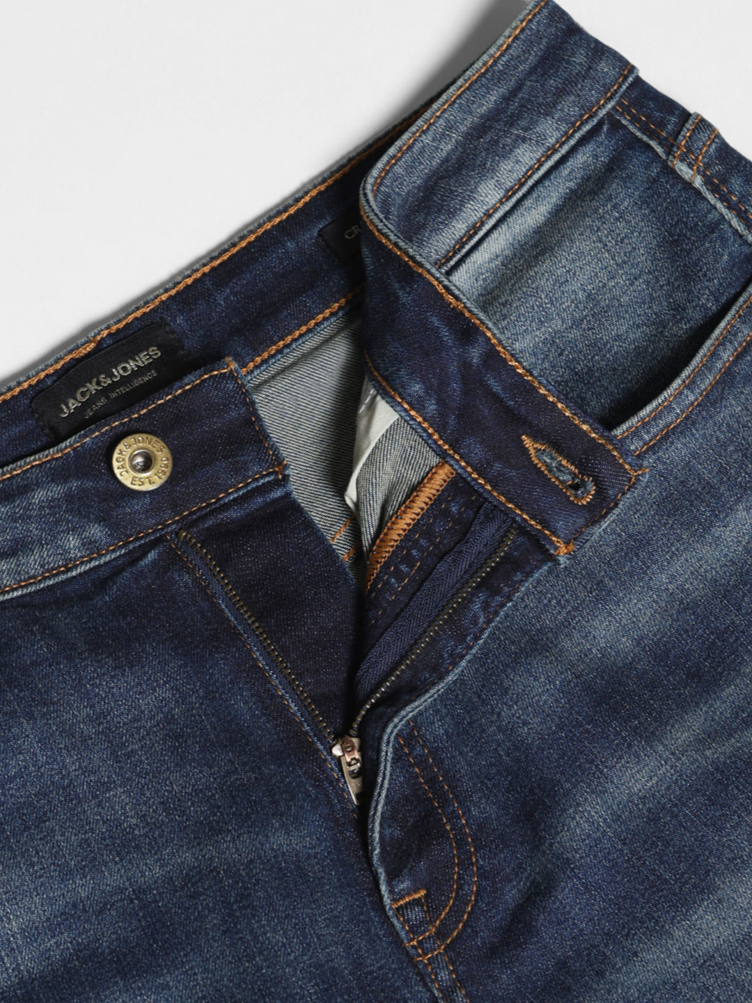 Blue High Rise Cliff Bootcut Jeans