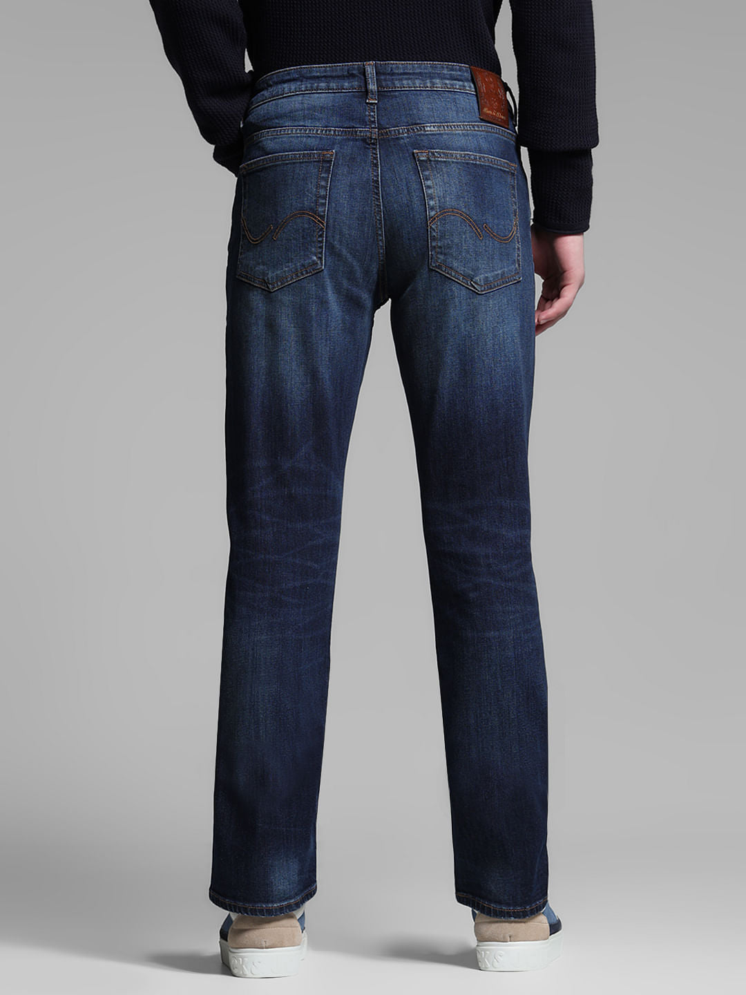 Blue Washed Clark Regular Fit Jeans
