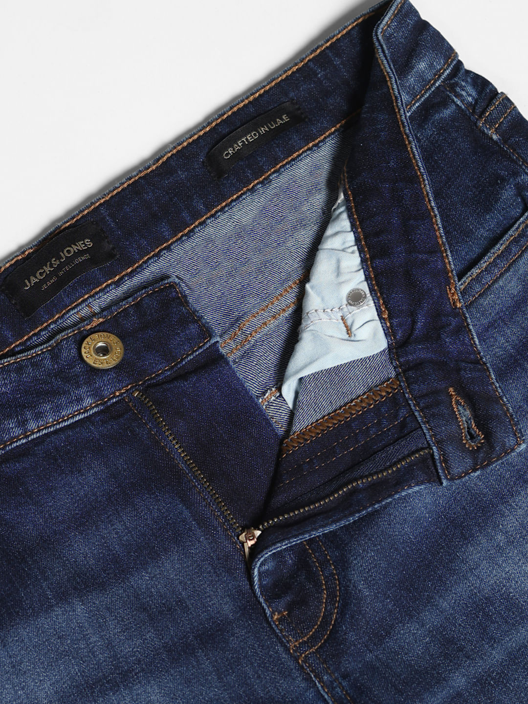Blue Washed Clark Regular Fit Jeans