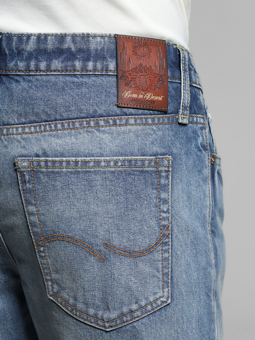 BLUE REGULAR FIT CLARK JEANS