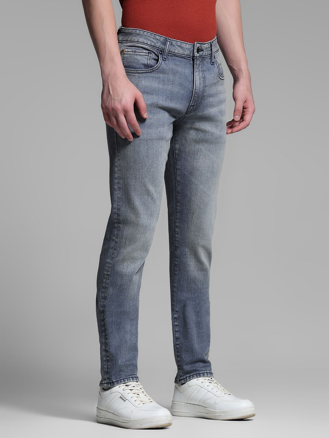 Blue Low Rise Ben Skinny Fit Jeans