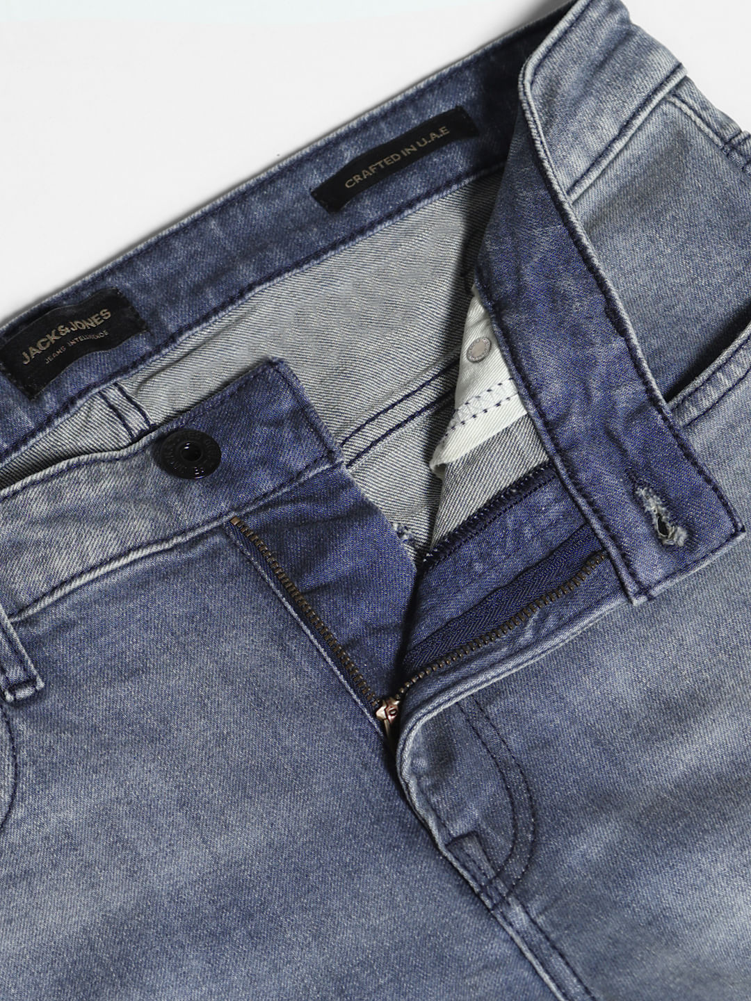 Blue Low Rise Ben Skinny Fit Jeans