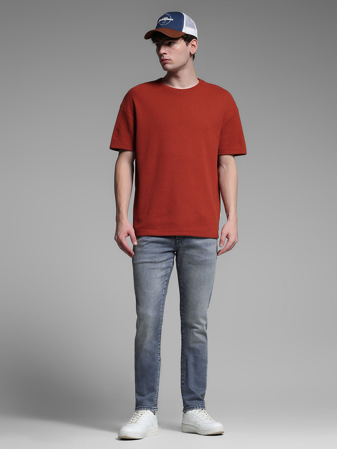 Blue Low Rise Ben Skinny Fit Jeans