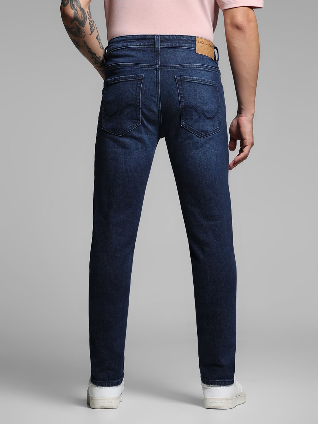 Dark Blue Low Rise Ben Skinny Jeans
