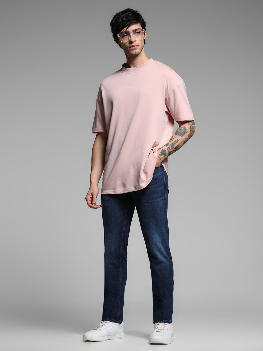 Dark Blue Low Rise Ben Skinny Jeans