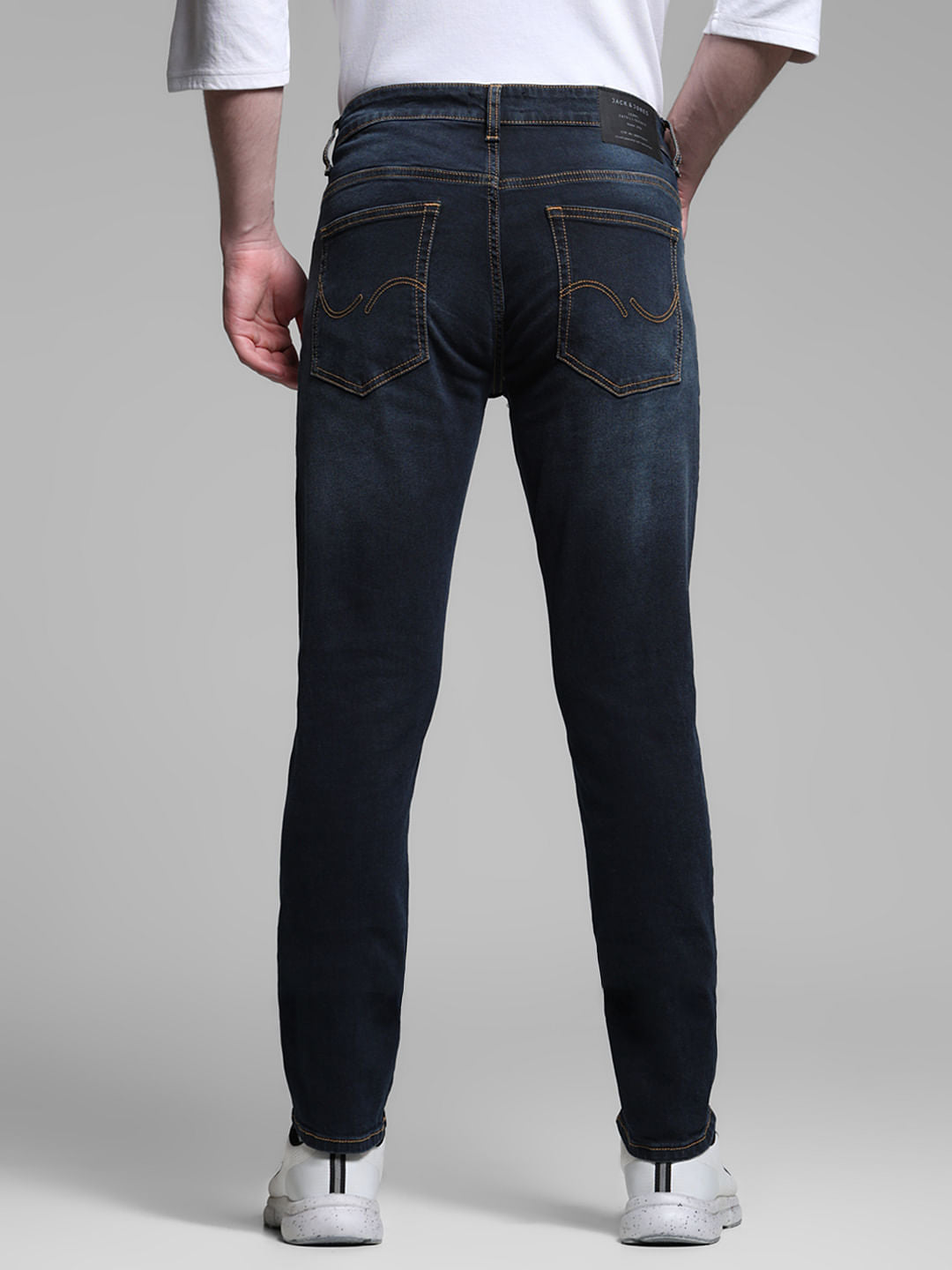 Dark Blue Low Rise Ben Skinny Jeans
