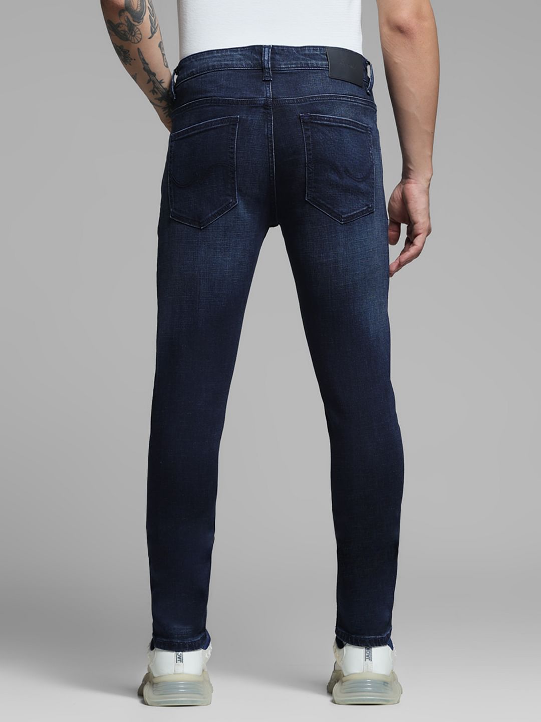 Dark Blue Low Rise Liam Skinny Fit Jeans