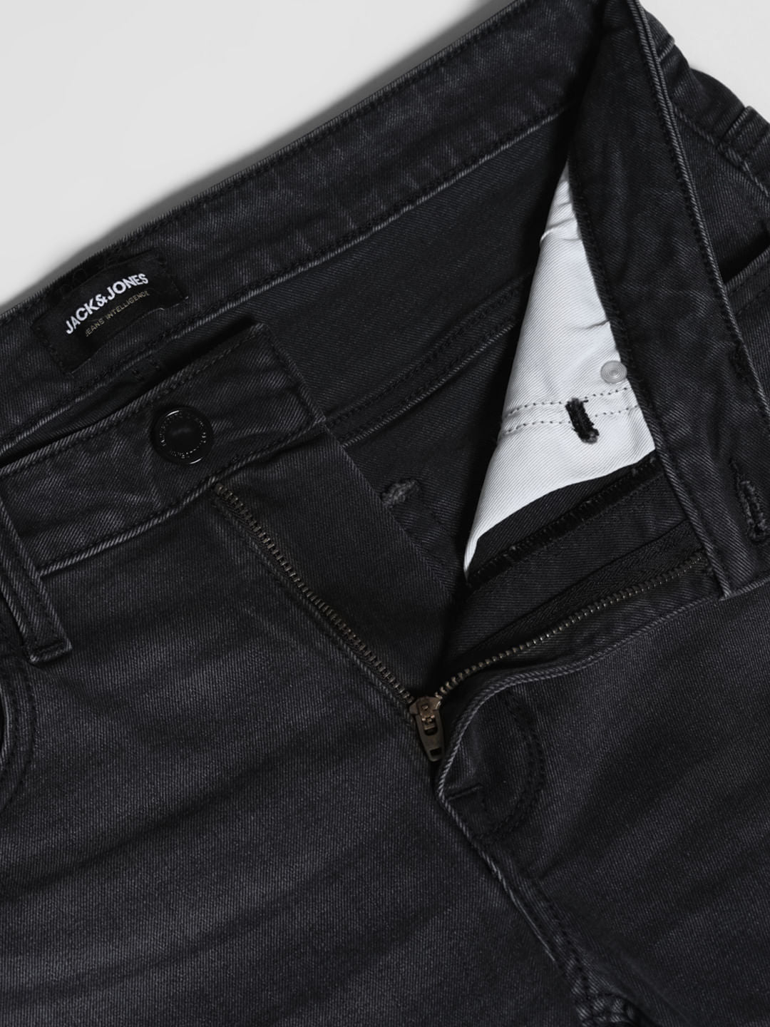 Grey Washed Clark Regular Fit Jeans