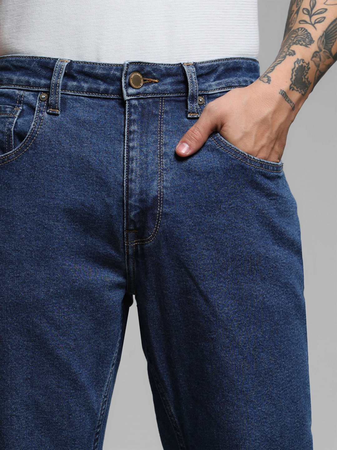 Light Blue High Rise Cliff Bootcut Jeans