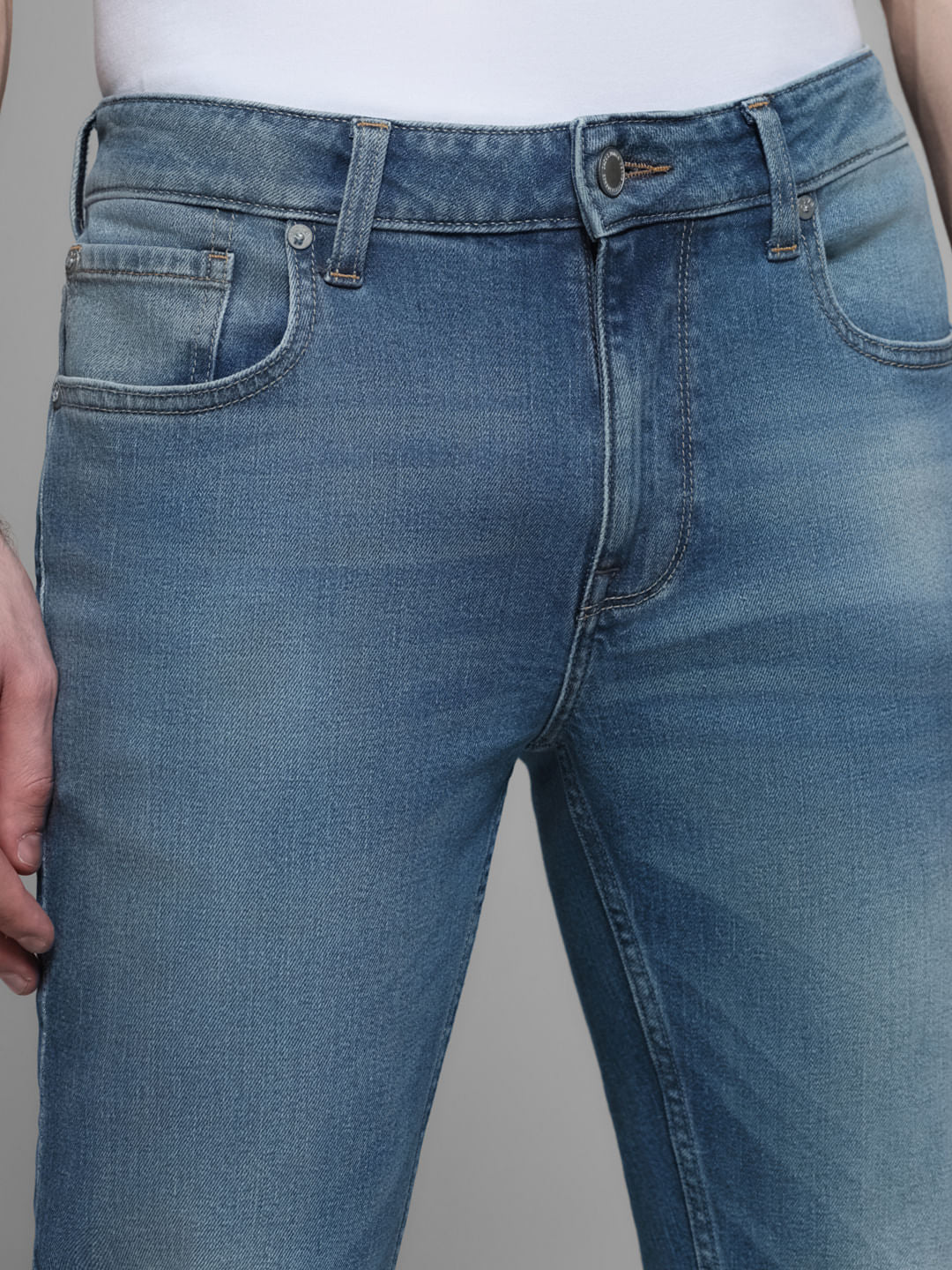 Light Blue Low Rise Ben Skinny Fit Jeans