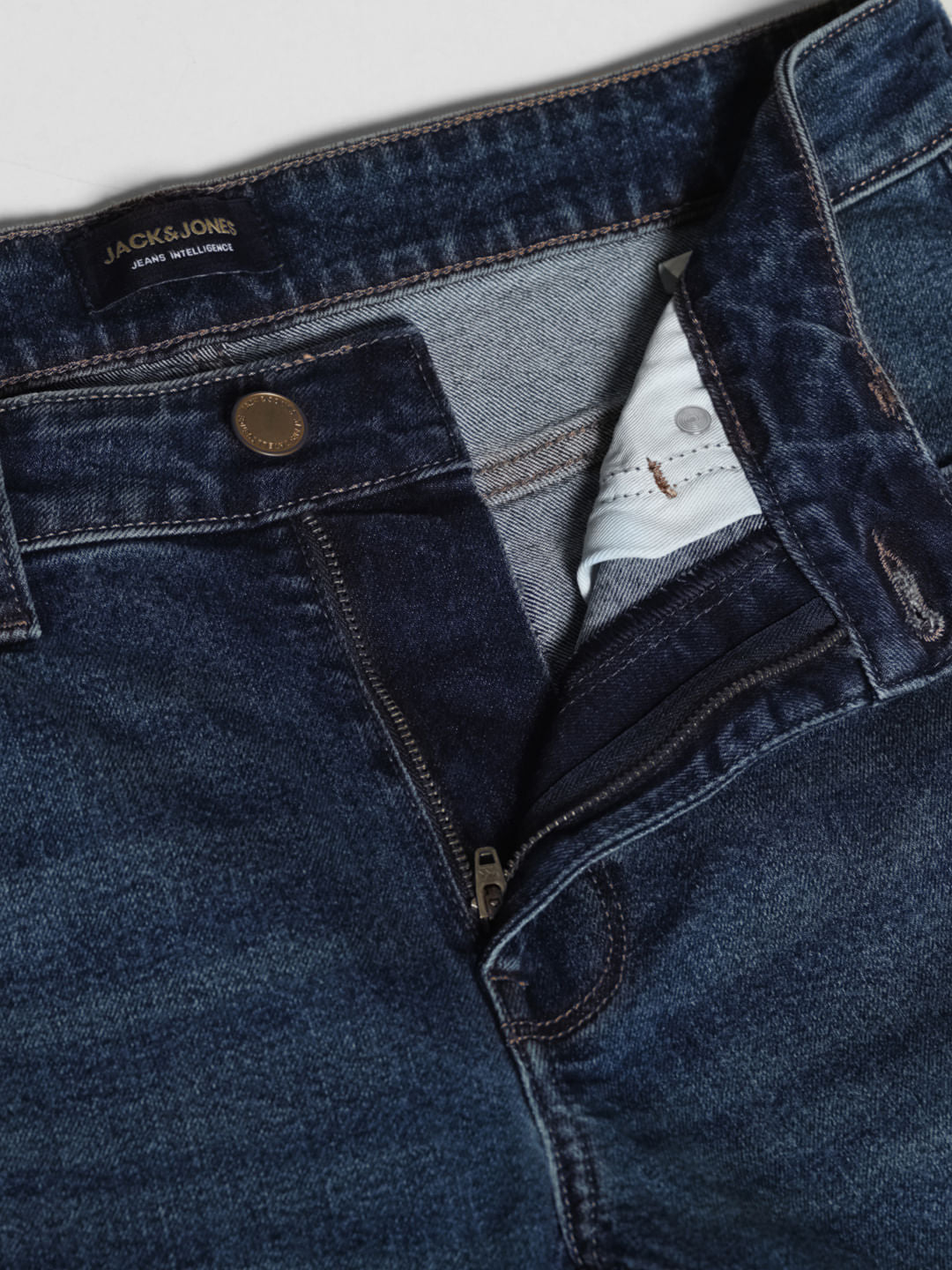 Blue Washed Clark Regular Fit Jeans