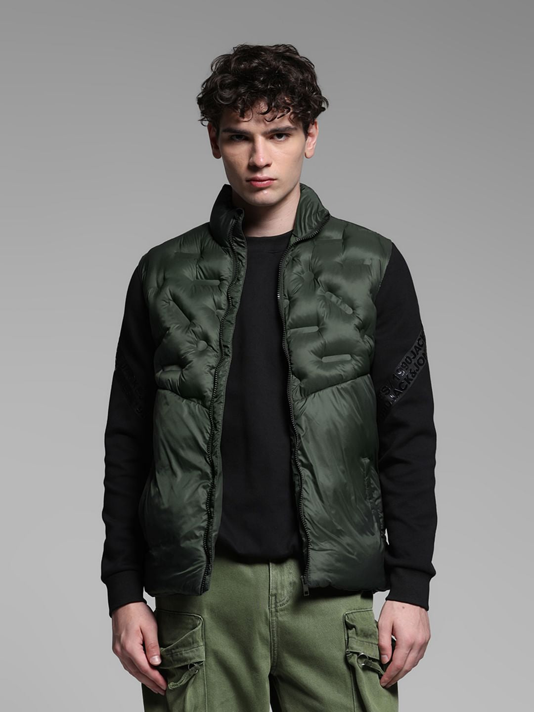 Dark Green Puffer Vest