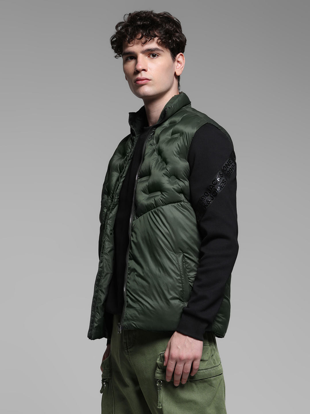 Dark Green Puffer Vest