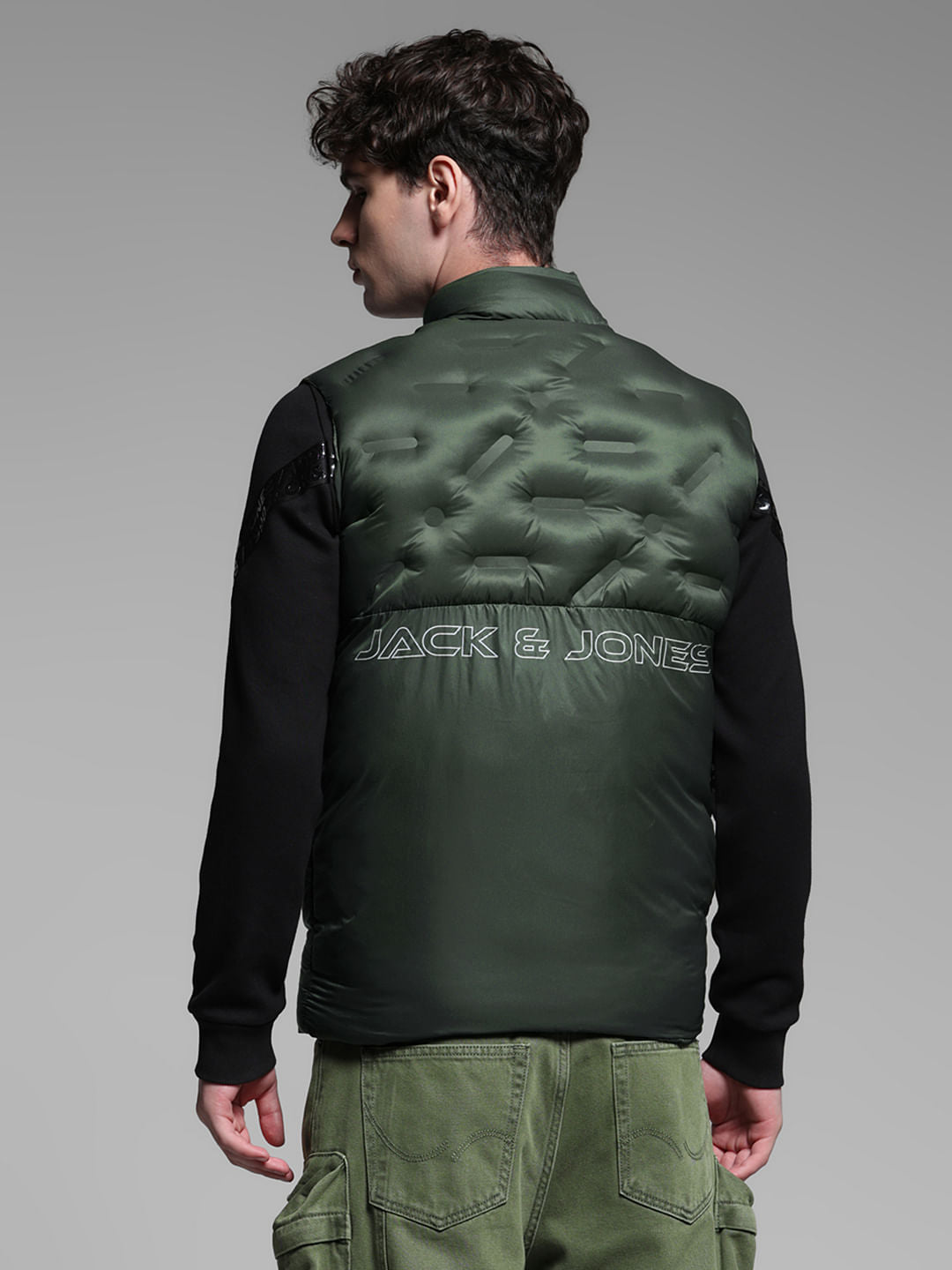 Dark Green Puffer Vest