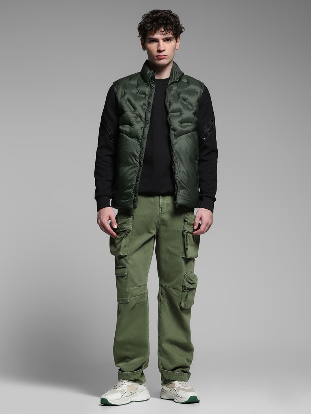 Dark Green Puffer Vest