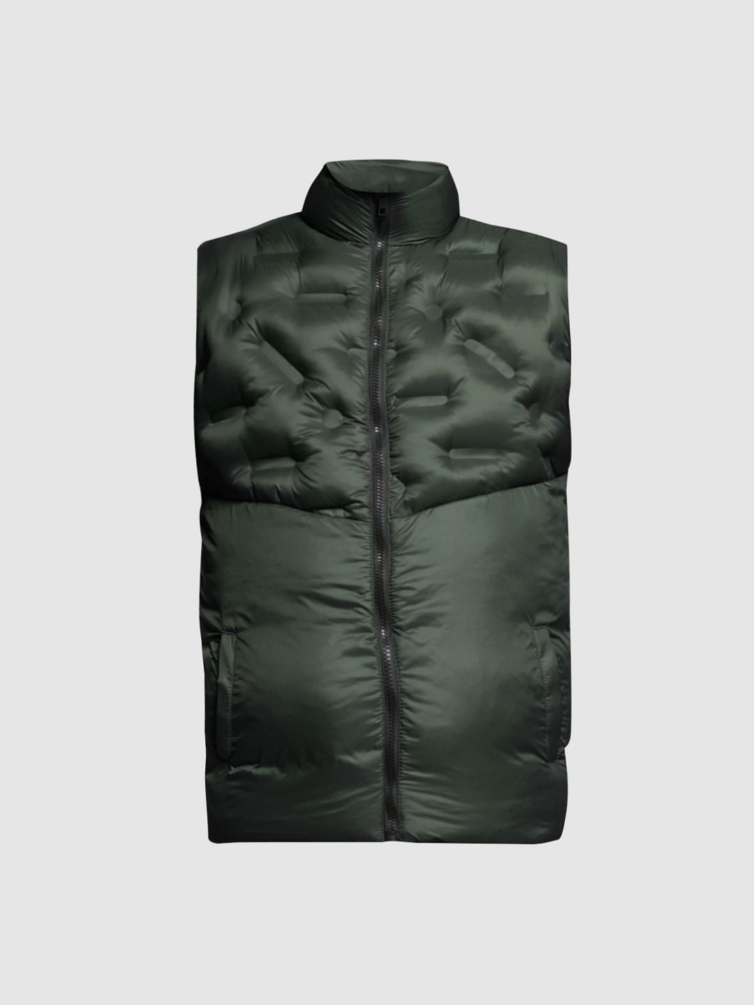 Dark Green Puffer Vest