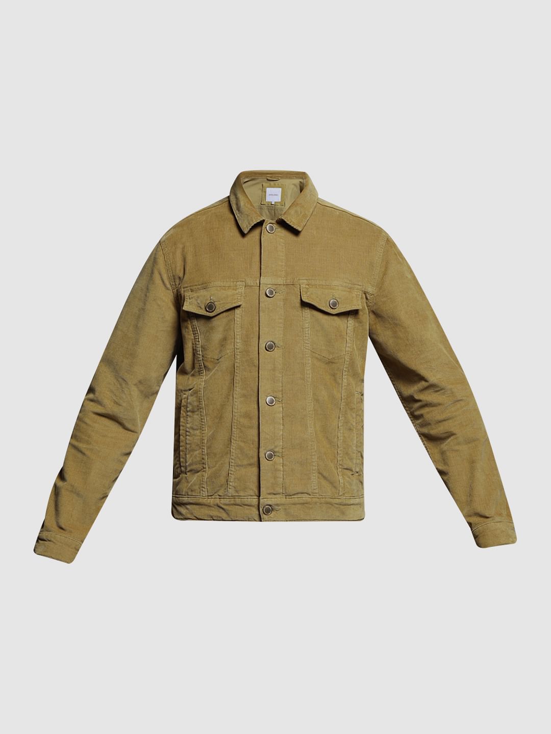 Beige Corduroy Co-ord Set Jacket