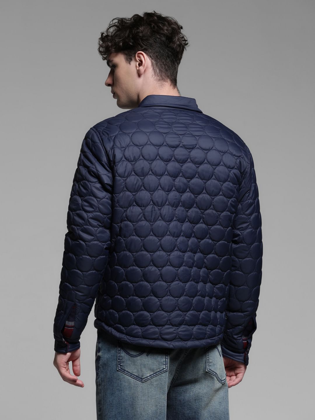 DARK BLUE REVERSIBLE JACKET