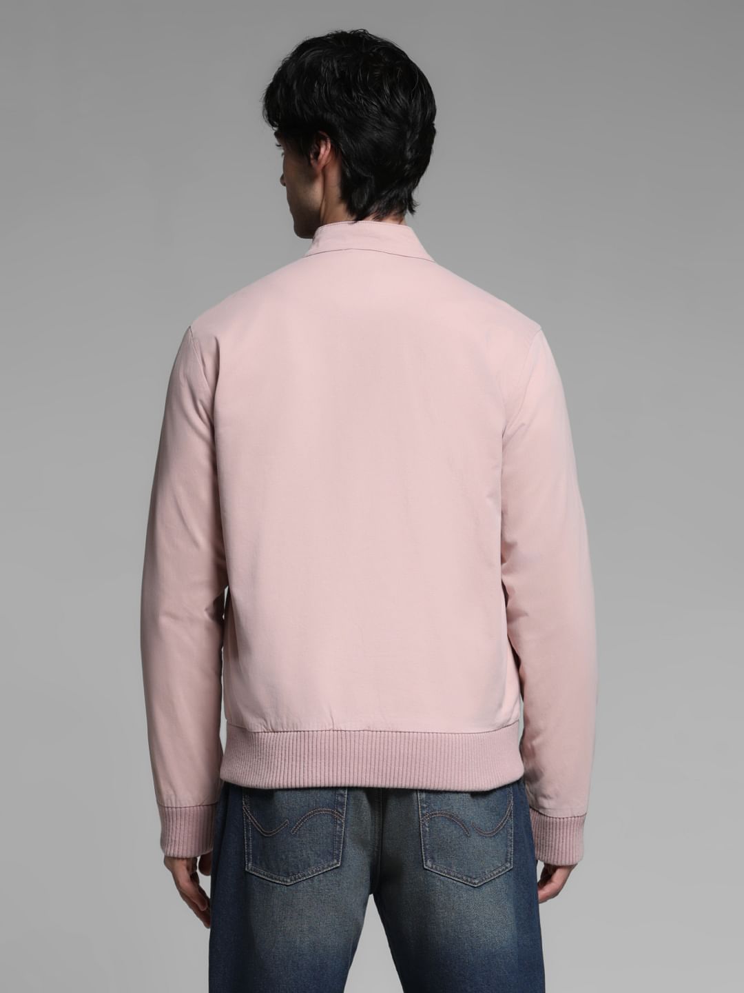 Light Pink Bomber Jacket