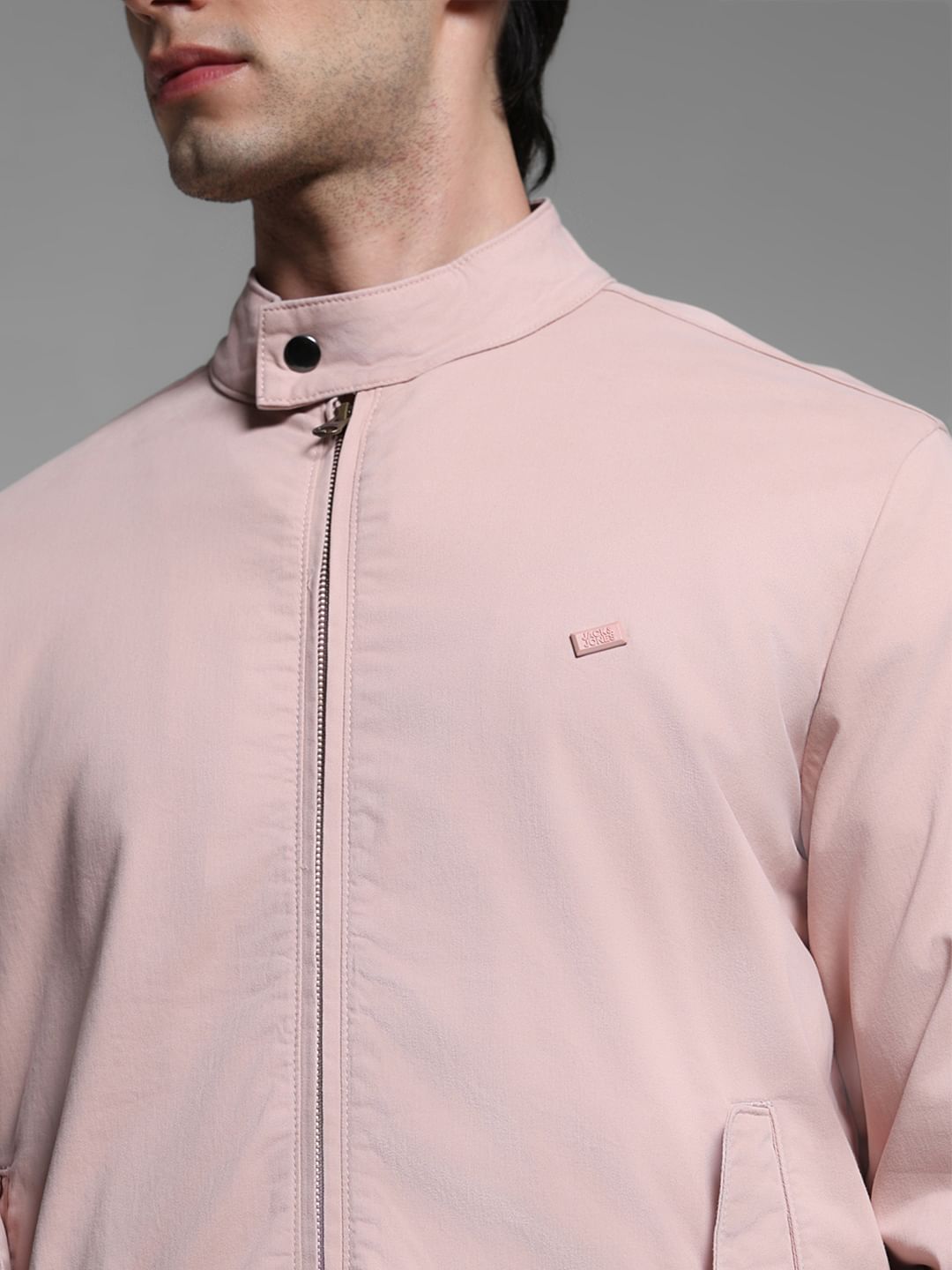 Light Pink Bomber Jacket