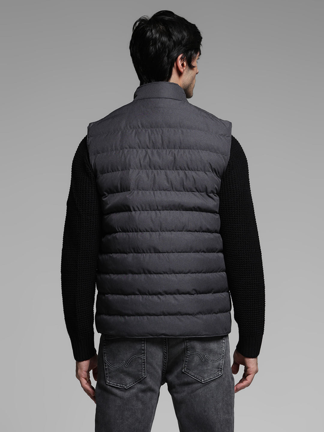 Black Puffer Vest Jacket