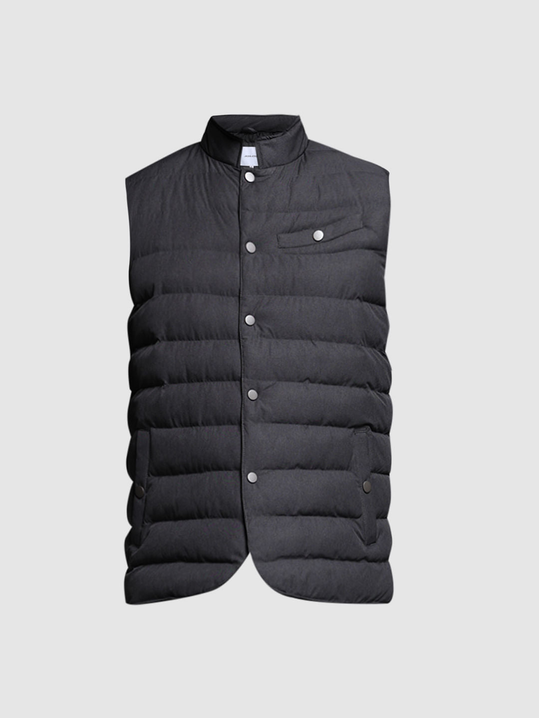 Black Puffer Vest Jacket