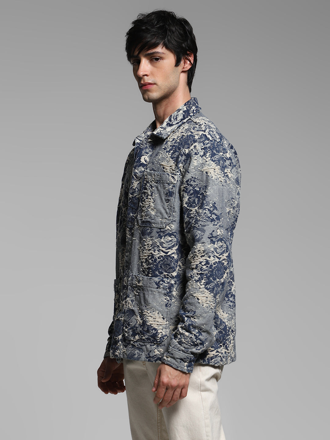 Textured Camo Jacket