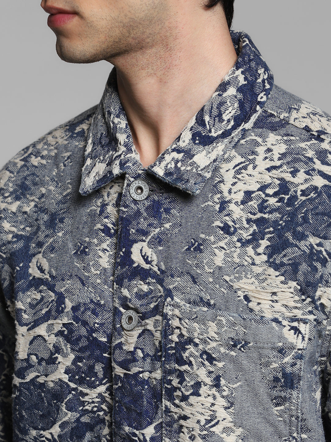 Textured Camo Jacket