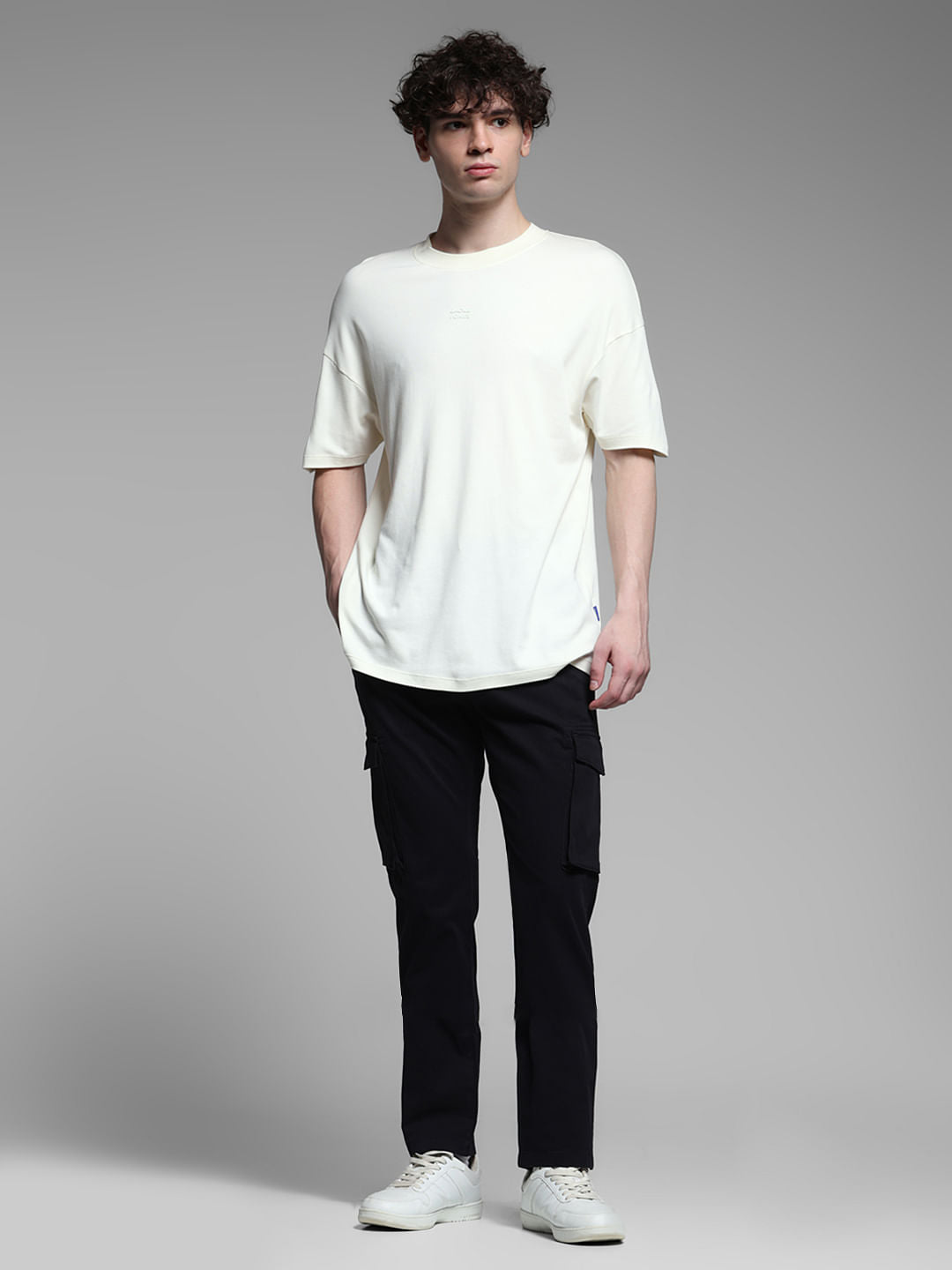 Brown Distressed Oversized Pullover