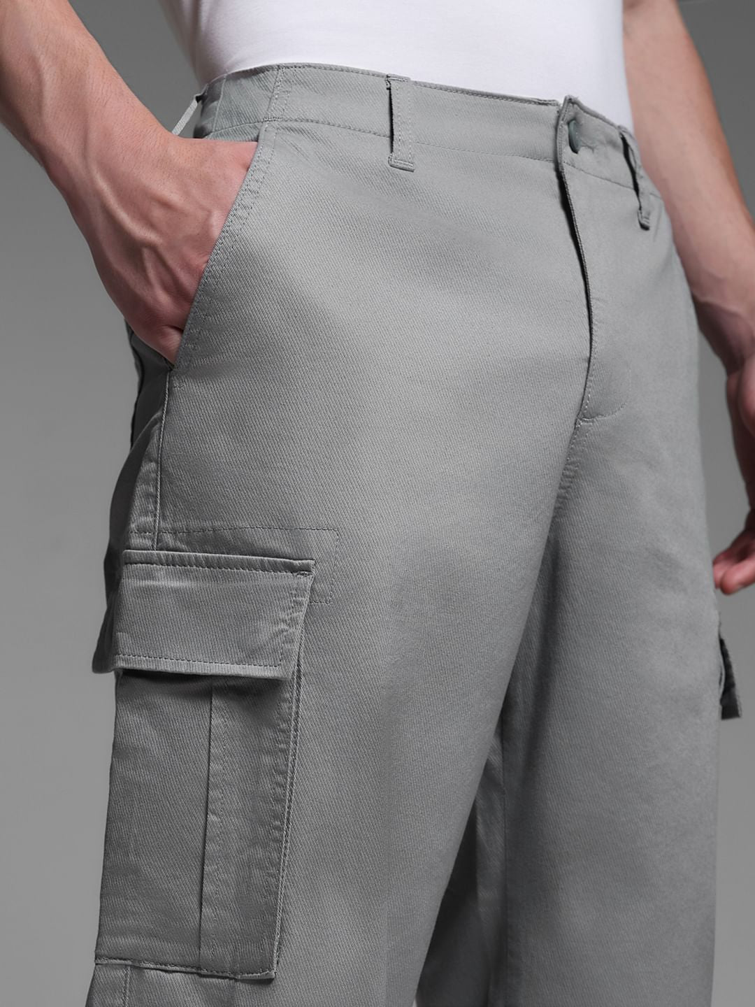 GREY HIGH RISE CARGO