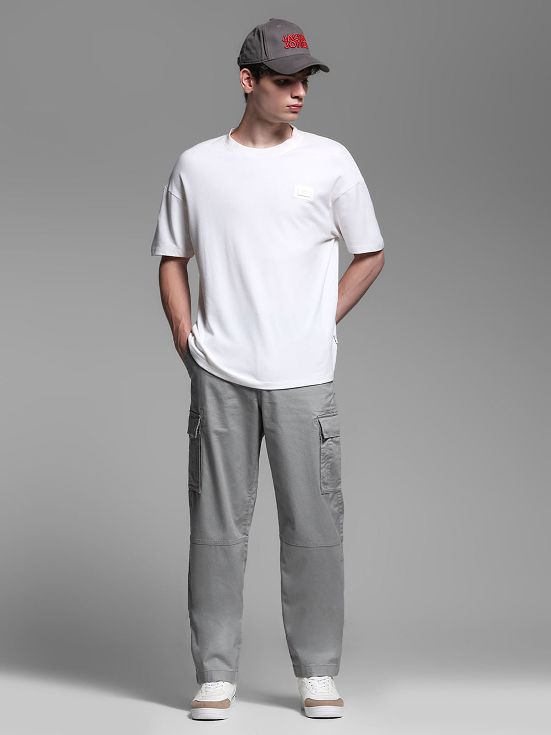 GREY HIGH RISE CARGO